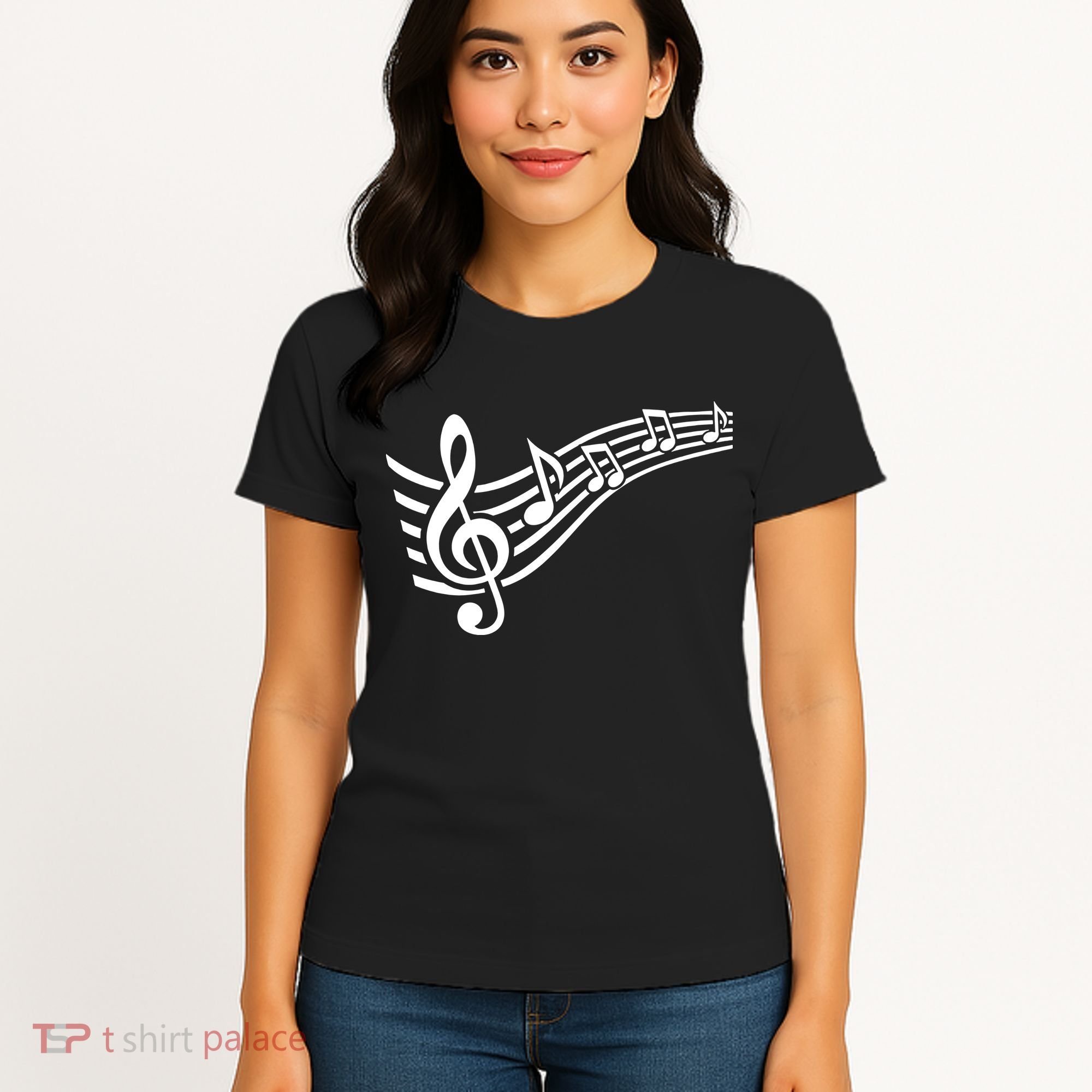 Music Notes Clef Women's T-Shirt