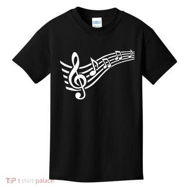 Music Notes Clef Kids T-Shirt