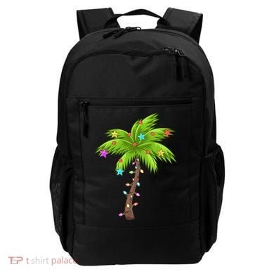 Merry Nautical Christmas Palm Tree Deck The Palms Design Gift Backpack
