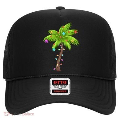 Merry Nautical Christmas Palm Tree Deck The Palms Design Gift Hat
