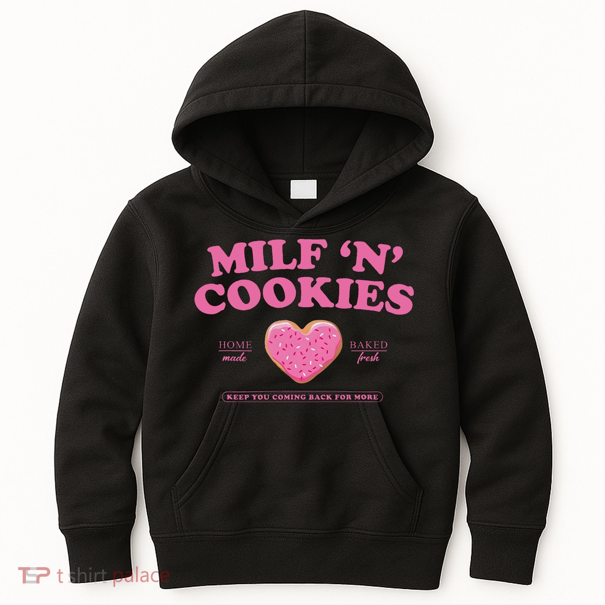 Milf N Cookies Keep You Coming Back For More Kids Hoodie