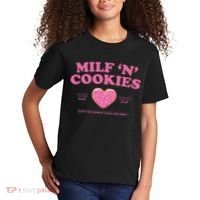 Milf N Cookies Keep You Coming Back For More Kids T-Shirt thumb 2