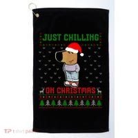 My New Character Is A Chill Guy Meme Funny Chill Guy Meme Golf Towel thumb 0