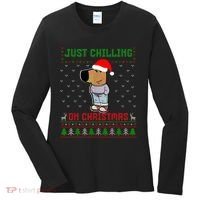 My New Character Is A Chill Guy Meme Funny Chill Guy Meme Women's Long Sleeve Shirt thumb 0