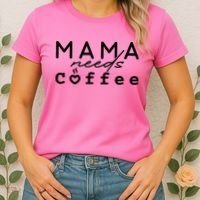 Mama Needs Coffee Cute Gift Women's T-Shirt thumb 2