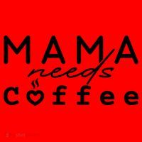 Mama Needs Coffee Cute Gift Santa Hat thumb 1