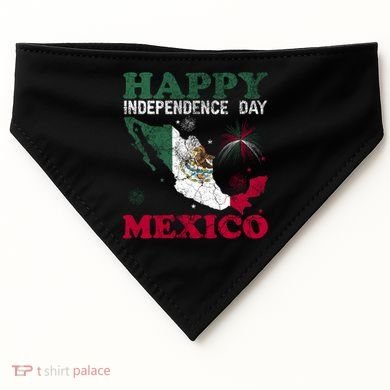 Mexico National Day September 16 Gift Mexican Independence Day  USA-Made Doggie Bandana