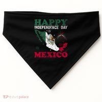 Mexico National Day September 16 Gift Mexican Independence Day  USA-Made Doggie Bandana thumb 0