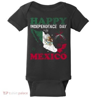 Mexico National Day September 16 Gift Mexican Independence Day  Baby Bodysuit