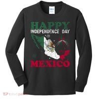 Mexico National Day September 16 Gift Mexican Independence Day  Kids Long Sleeve Shirt thumb 0
