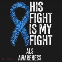 Motor Neurone Disease His Fight Is My Fight ALS Awareness Women's Hoodie thumb 2