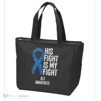 Motor Neurone Disease His Fight Is My Fight ALS Awareness Tote Bag thumb 3