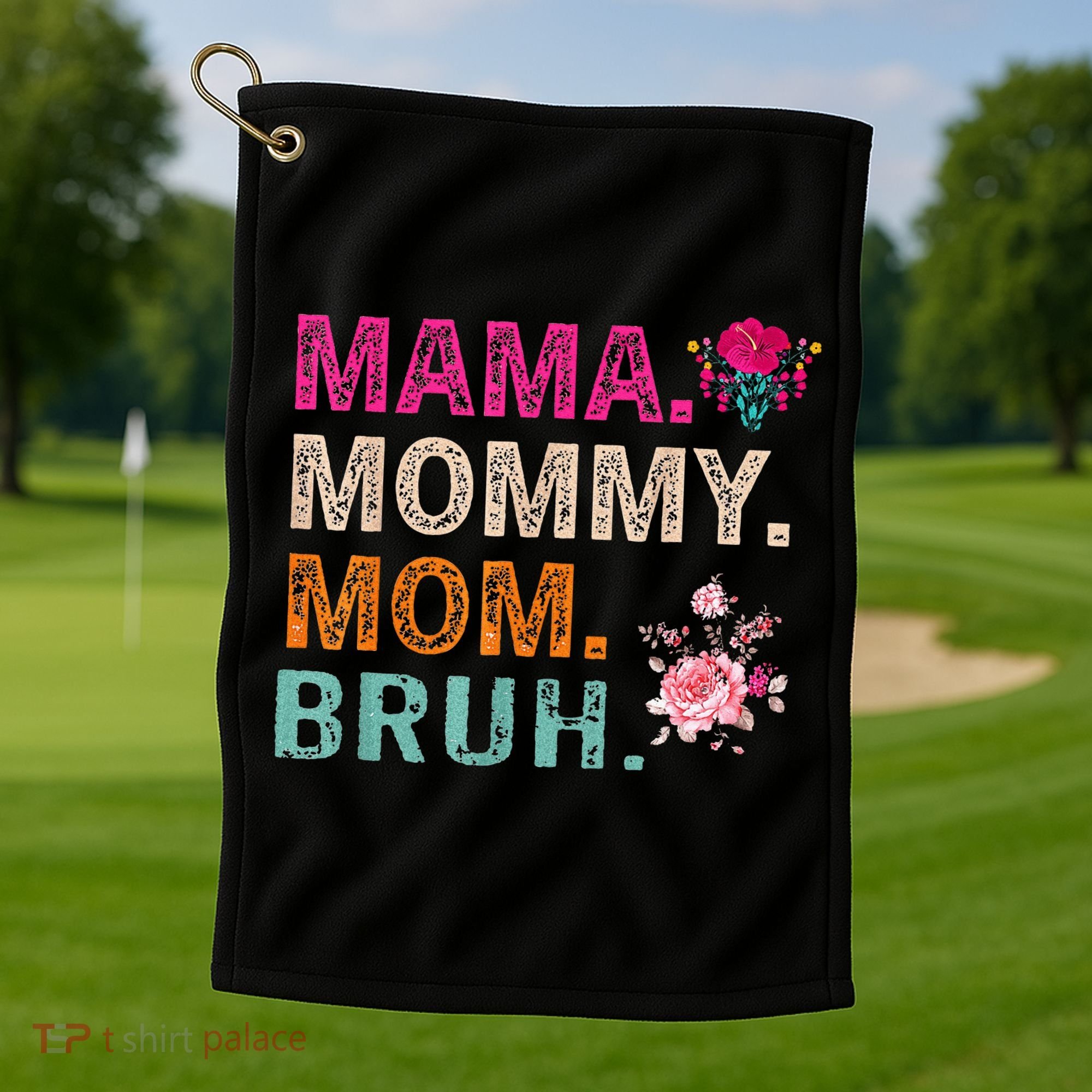 Mom Noun Definition Funny Mama Mothers Day Golf Towel