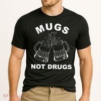 Mugs Not Drugs St Patrick's Day Funny Beer Cooling Performance Crew T-Shirt thumb 2