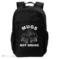 Mugs Not Drugs St Patrick's Day Funny Beer Backpack thumb 0