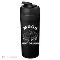 Mugs Not Drugs St Patrick's Day Funny Beer 24oz Duet Stainless Steel Tumbler thumb 3