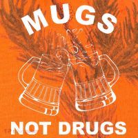 Mugs Not Drugs St Patrick's Day Funny Beer Kati Licensed 12" Camo Cuffed Beanie thumb 2