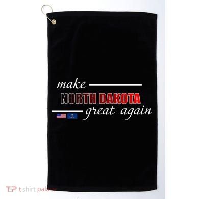 Make North Dakota Great Again Golf Towel