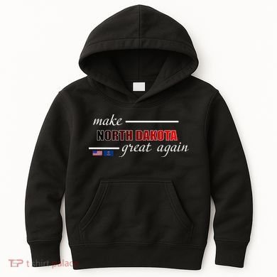 Make North Dakota Great Again Kids Hoodie