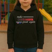 Make North Dakota Great Again Kids Hoodie thumb 3