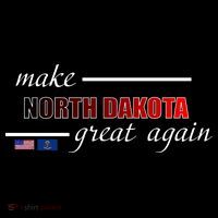 Make North Dakota Great Again Kids Long Sleeve Shirt thumb 2