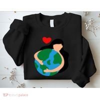 Mother Nature Earth Day Save Our Planet Sweatshirt thumb 2
