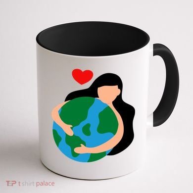 Mother Nature Earth Day Save Our Planet Coffee Mug back
