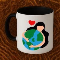 Mother Nature Earth Day Save Our Planet Coffee Mug thumb 2