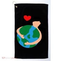 Mother Nature Earth Day Save Our Planet Golf Towel thumb 0