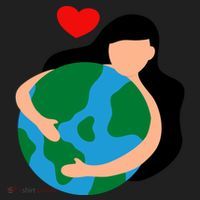 Mother Nature Earth Day Save Our Planet Golf Towel thumb 3
