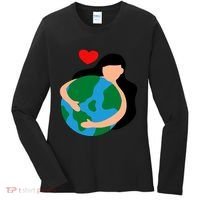 Mother Nature Earth Day Save Our Planet Women's Long Sleeve Shirt thumb 0