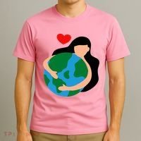Mother Nature Earth Day Save Our Planet T-Shirt thumb 3