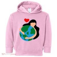 Mother Nature Earth Day Save Our Planet Toddler Hoodie thumb 0