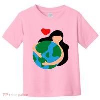 Mother Nature Earth Day Save Our Planet Toddler T-Shirt thumb 0