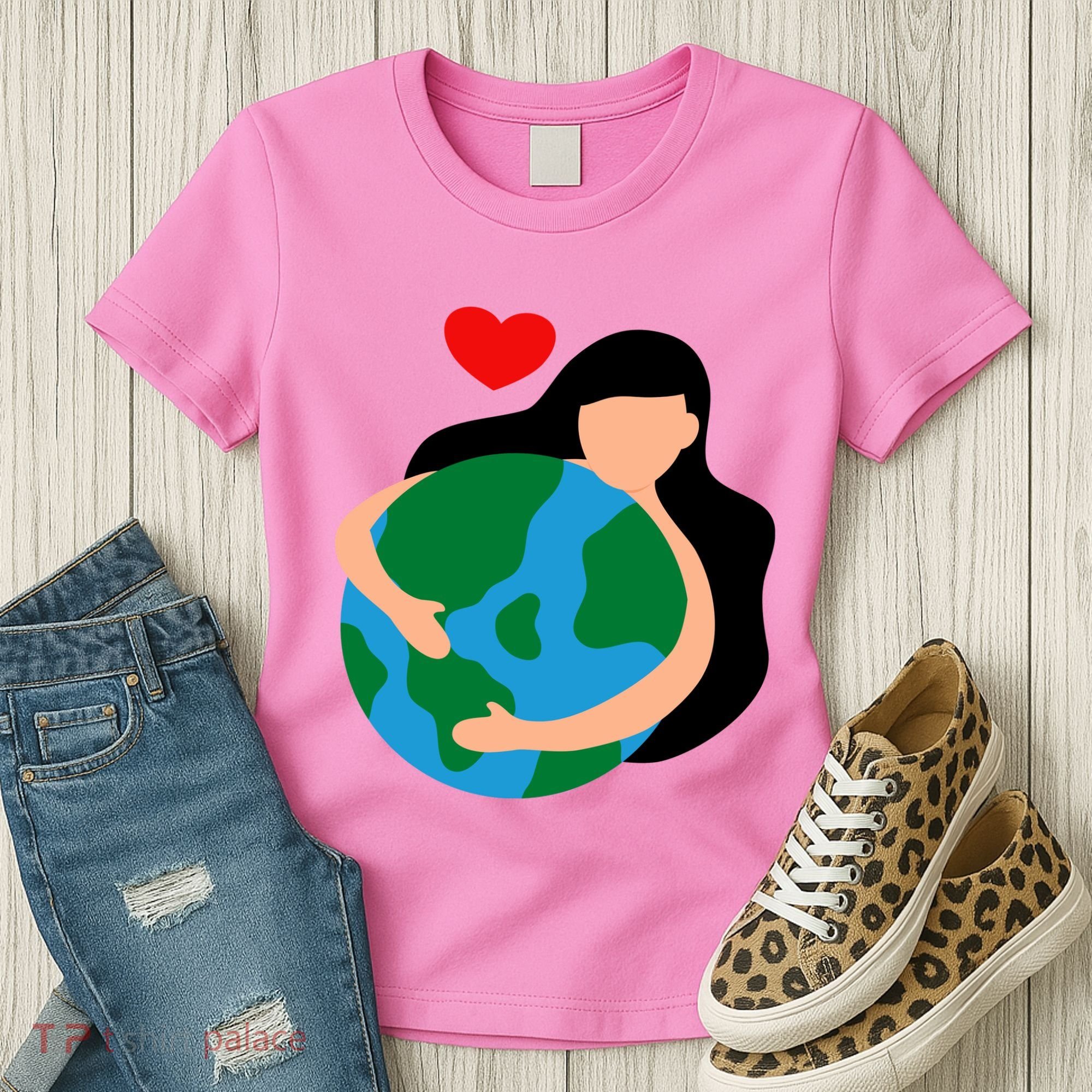 Mother Nature Earth Day Save Our Planet Women's T-Shirt