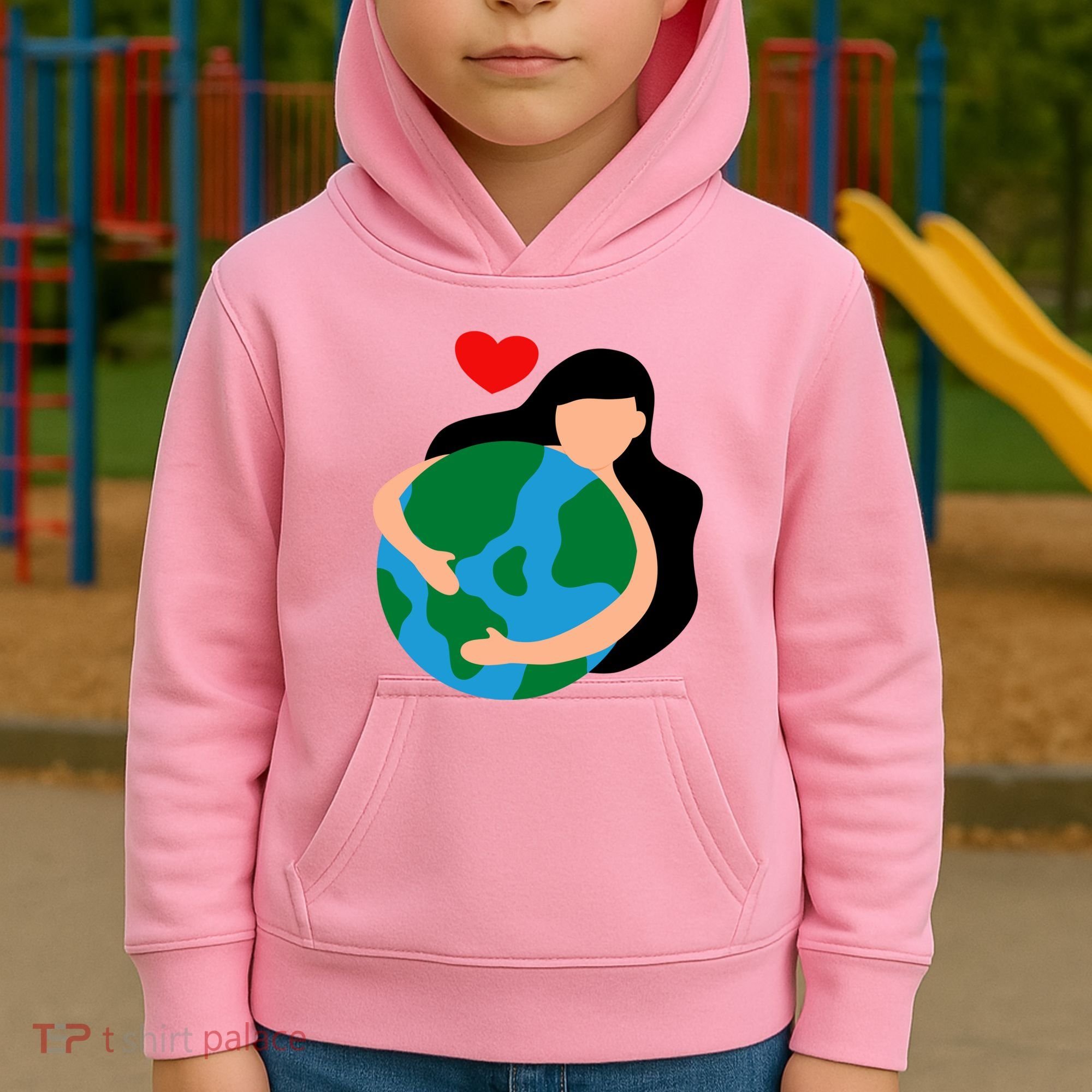 Mother Nature Earth Day Save Our Planet Kids Hoodie