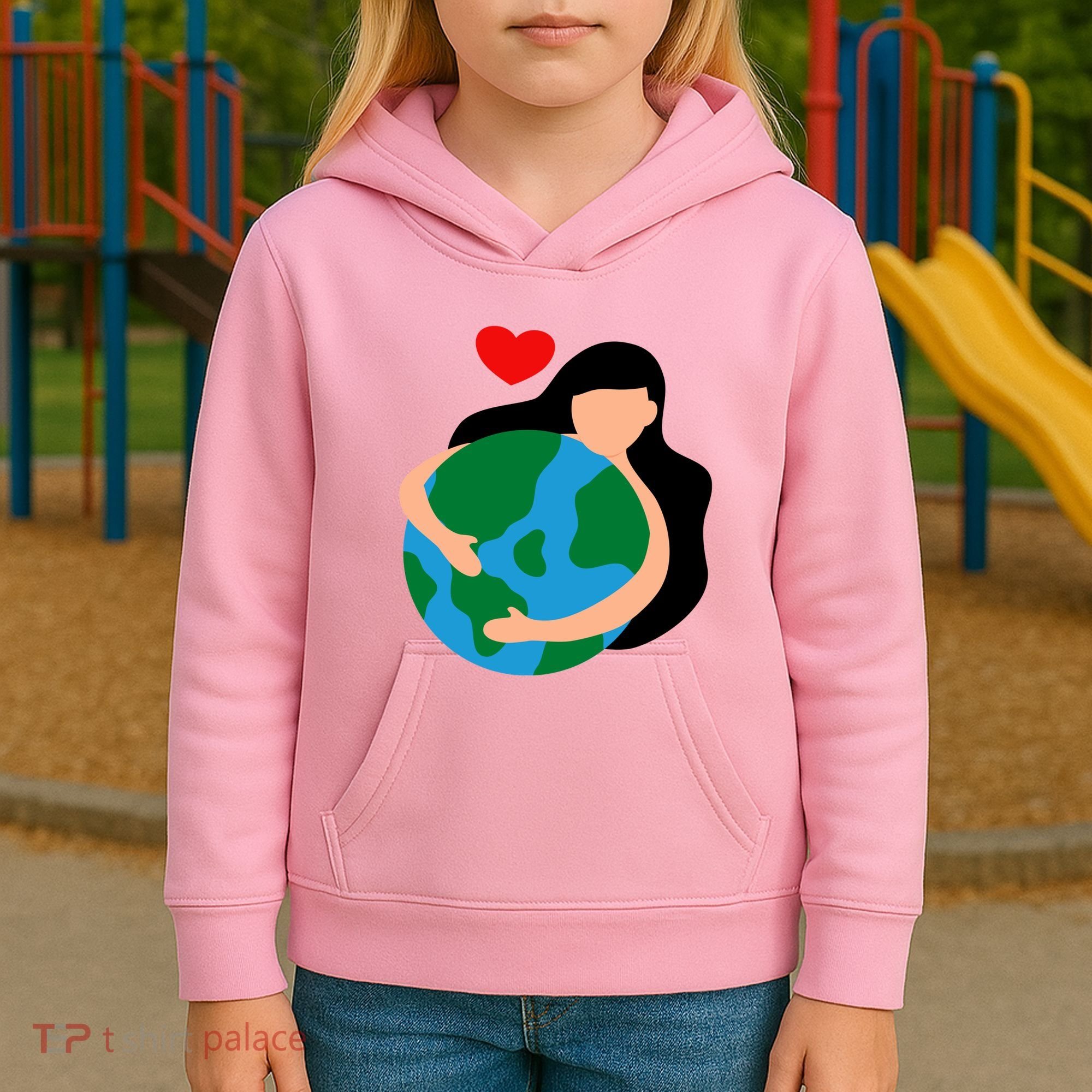 Mother Nature Earth Day Save Our Planet Kids Hoodie
