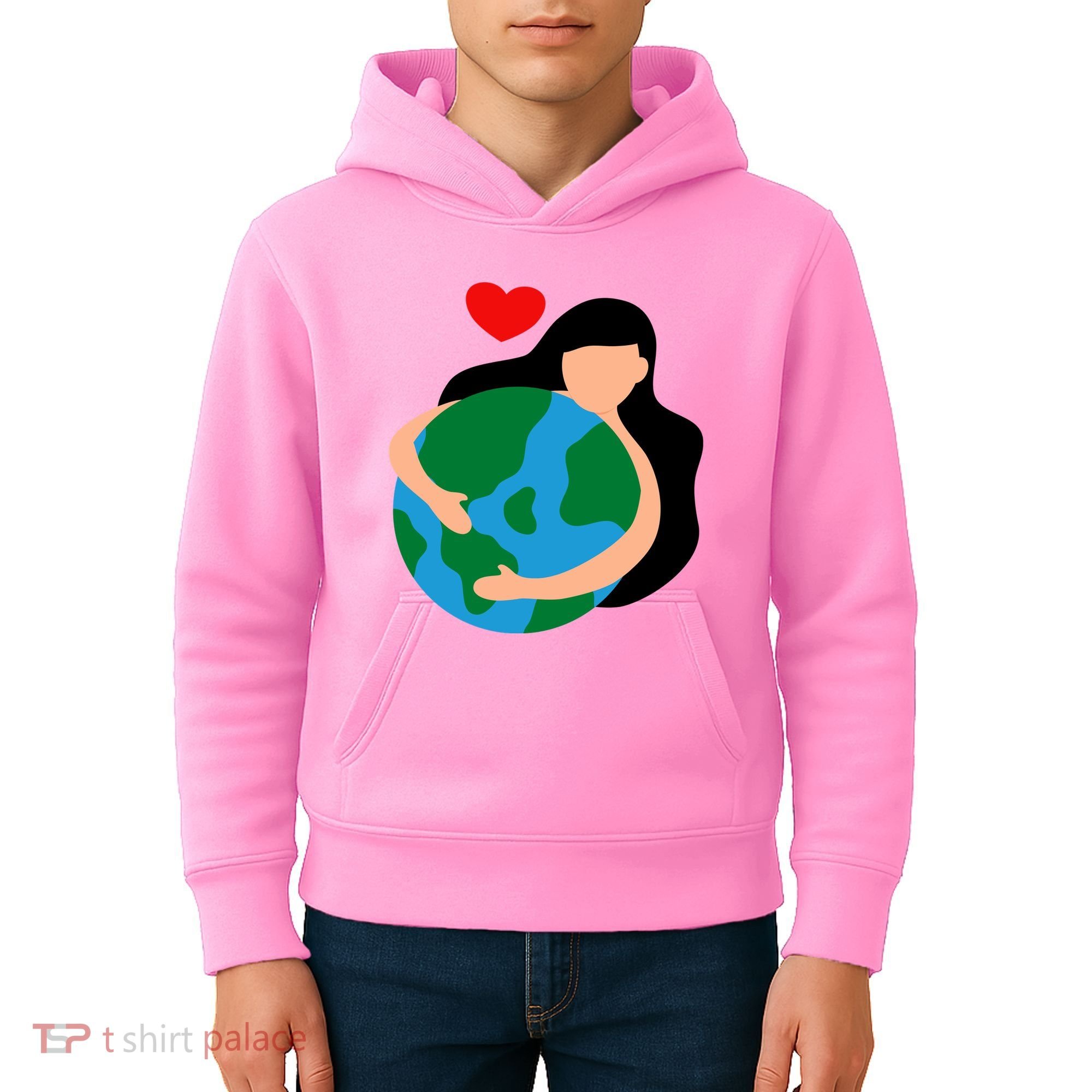 Mother Nature Earth Day Save Our Planet Kids Hoodie
