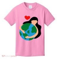 Mother Nature Earth Day Save Our Planet Kids T-Shirt thumb 0
