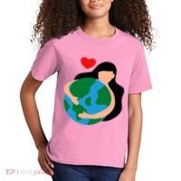Mother Nature Earth Day Save Our Planet Kids T-Shirt thumb 2