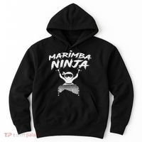 Marimba Ninja Funny Marching Band Percussion Gift Hoodie thumb 0