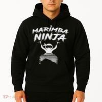 Marimba Ninja Funny Marching Band Percussion Gift Hoodie thumb 2