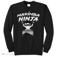 Marimba Ninja Funny Marching Band Percussion Gift Sweatshirt thumb 0