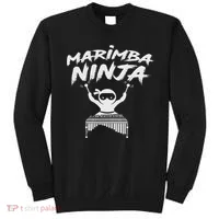 Marimba Ninja Funny Marching Band Percussion Gift Sweatshirt thumb 0
