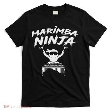 Marimba Ninja Funny Marching Band Percussion Gift T-Shirt