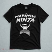 Marimba Ninja Funny Marching Band Percussion Gift T-Shirt thumb 5