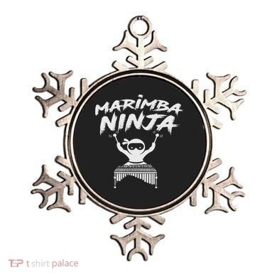 Marimba Ninja Funny Marching Band Percussion Gift Ornament