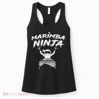 Marimba Ninja Funny Marching Band Percussion Gift Women's Tank Top thumb 0
