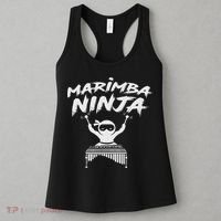 Marimba Ninja Funny Marching Band Percussion Gift Women's Tank Top thumb 3