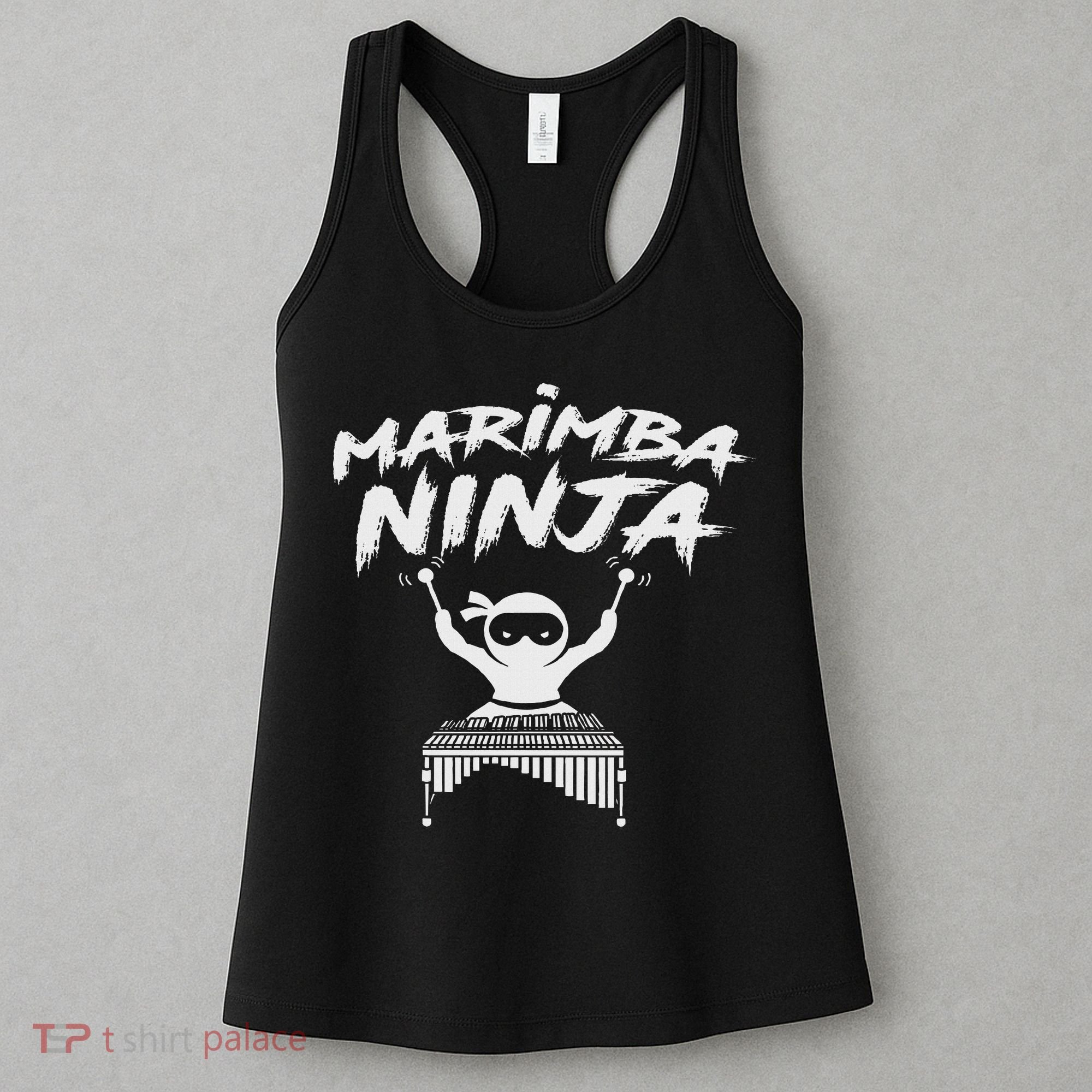 Marimba Ninja Funny Marching Band Percussion Gift Women's Tank Top